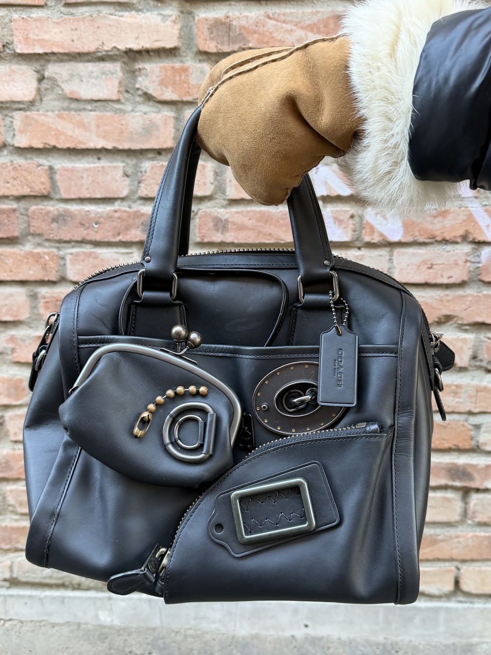Gary" Rhyder Satchel Super Limited Edition Black Coach Bag